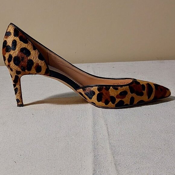 J. Crew Colette d'Orsay pumps in leopard calf hair Size 8 ½ - Picture 5 of 8